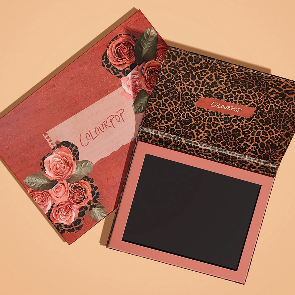 Colourpop EMPTY magnetic palette Burgundy Rose